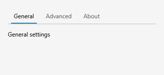Tab control