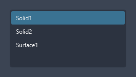 List item on hover
