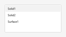 List item on hover
