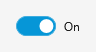 Toggle switch on