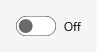 Toggle switch off